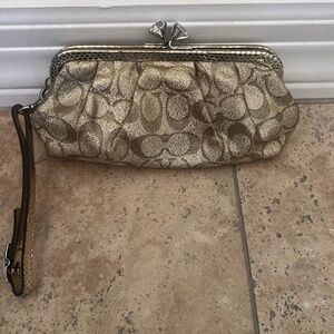 Coach “Vintage “ Evening Clutch wrist